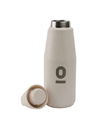 Espressolab Paslanmaz Çelik Açık Beyaz Şişe Termos 550 ml No:69