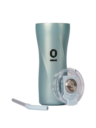 Paslanmaz Çelik Espressolab Mint Metalik Tumbler Termos 550 ml Pipetli Vakumlu Kapaklı No:136