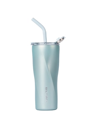 Paslanmaz Çelik Espressolab Mint Metalik Tumbler Termos 550 ml Pipetli Vakumlu Kapaklı No:136