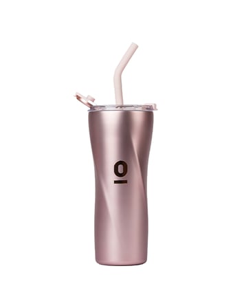 Paslanmaz Çelik Espressolab Rose Metalik Tumbler Termos 550 ml Pipetli Vakumlu Kapaklı No:135