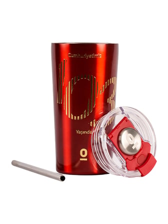 Cumhuriyet 103. Yıl Metal Pipetli Termos 550 Ml No:143
