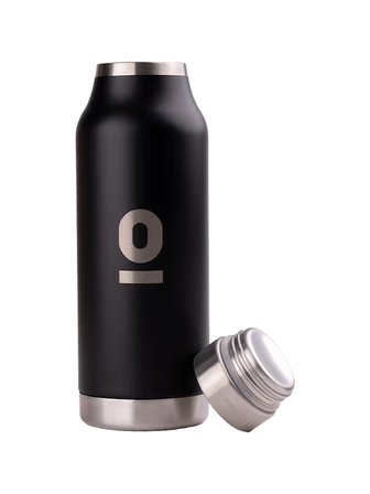 Espressolab Paslanmaz Çelik Siyah Çelik Matara 530 ml No:85