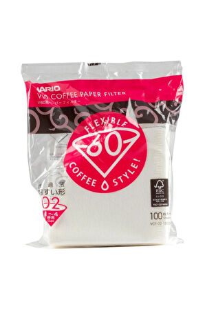 Hario V60 Filtre Kağıdı - 100'lü Paket, Kahve Demleme