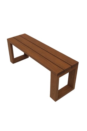 Dizywood Masif Ahşap Bank Bench 80 X 30 X 43 Cm – Dekoratif Oturma Bankı