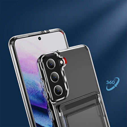 Gpack Samsung Galaxy S23 Plus Kılıf Ensa Lüx Kartlıklı Sert TPU Silikon