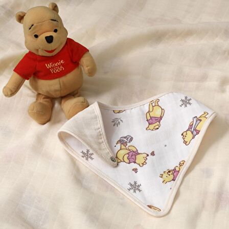 Disney Winnie  Pamuk Lisanslı Müslin Bandana