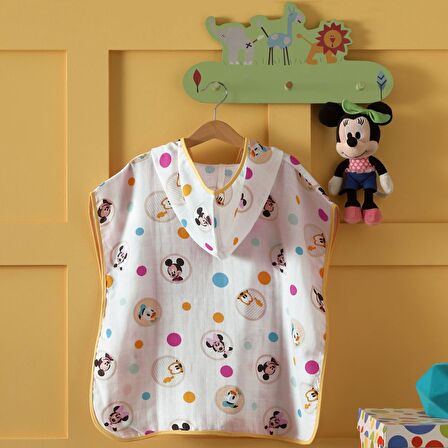 Disney Mickey Baby Pamuk Lisanslı Müslin Panço