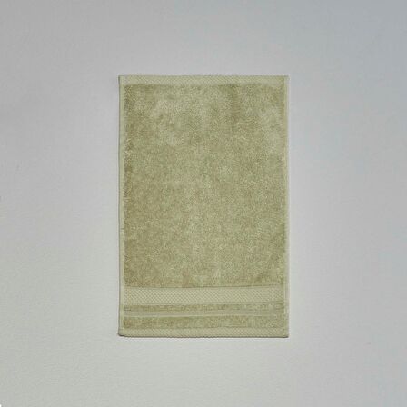 Linens Soft Pamuk Havlu Yeşil 30x45 cm