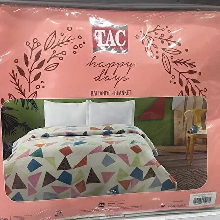 Taç Teks Taç 7001 Battaniye Oscar Batt Çt Turuncu Polyester