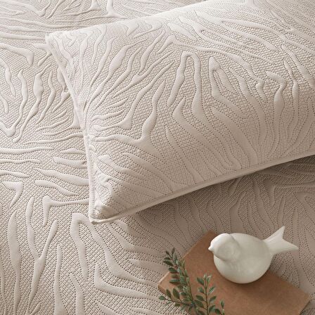 Linens Wild Tek Kişilik Yatak Örtüsü Seti Bej