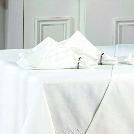 TAÇ ELORA 18li MASA ÖRTÜSÜ SETİ GRI-