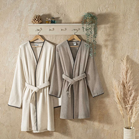 Linens Vista Pamuk Bornoz L/Xl Camel