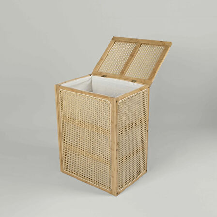 Linens Luther Çamaşır Sepeti 45x33x60 cm Nat