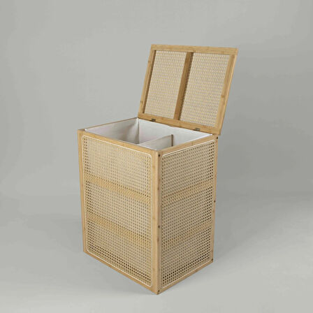 Linens Luther Çamaşır Sepeti 53x39x65 cm Nat