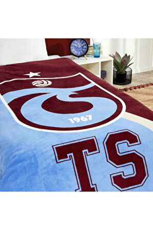 TAÇ LİSANSLI TRABZONSPOR LOGO BATTANİYE TEK KİŞİLİK