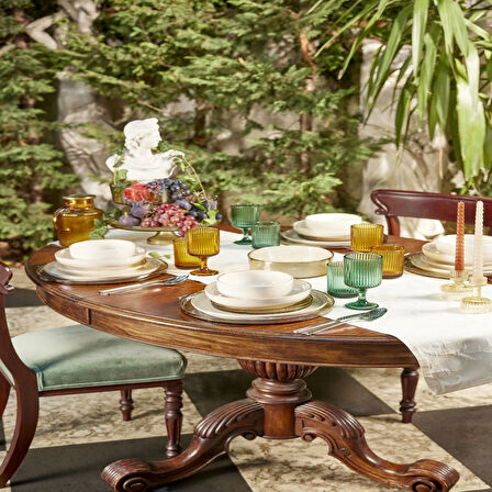 Linens Shelby 2'li 300 ml Kadeh Yeşil