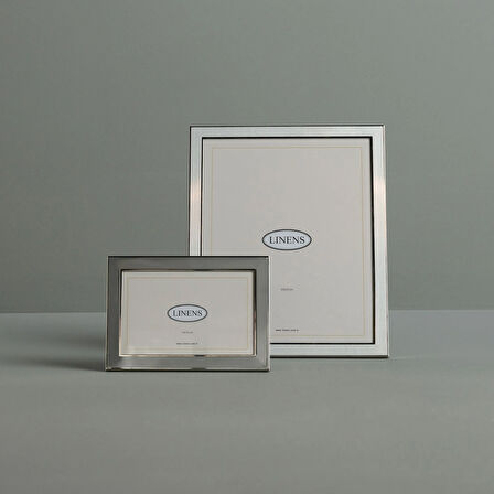 Linens Trina Metal 15x10 cm Çerçeve Gümüş