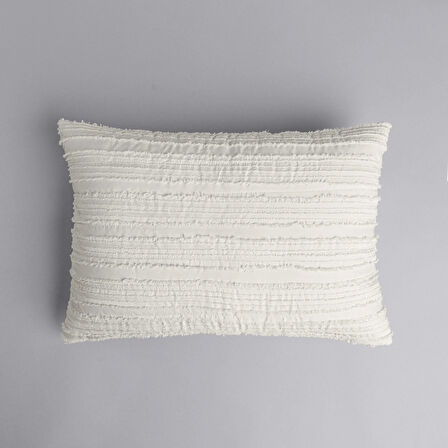 Linens Gorgeous 40x60 cm Kırlent Kılıfı Beyaz