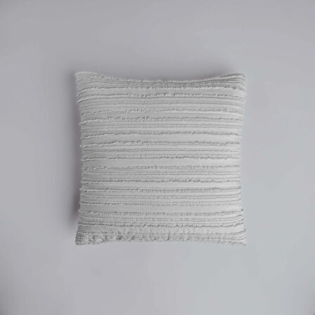 Linens Gorgeous 50x50 cm Kırlent Kılıfı Gri