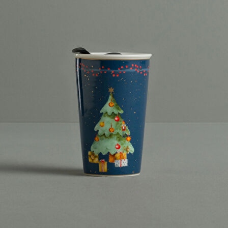 Linens Tree 300 ml Kupa Lacivert