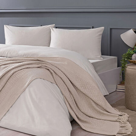 Linens Bliss Throw / TV Battaniyesi Taş