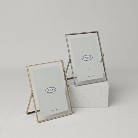 Linens Metal Stark 13x18 cm Çerçeve Gümüş