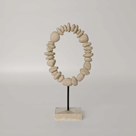 Linens Stone Garland 17x6x34 cm Dekor Naturel