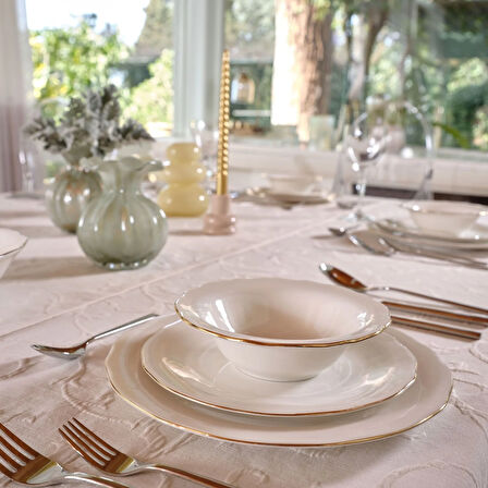 Linens Sancia 6x6x7 cm Mumluk Bej