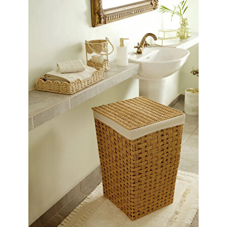 Linens Straw 32x21x6 cm Tepsi Natural