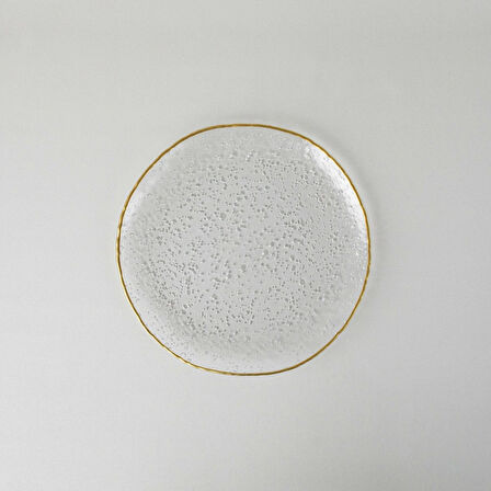 Linens Bubble Servis Tabak 27 cm Gold