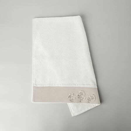Linens Nora Bambu Yüz Havlusu 50X85 Cm Ekru