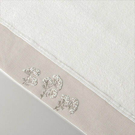 Linens Nora Bambu Yüz Havlusu 50X85 Cm Ekru