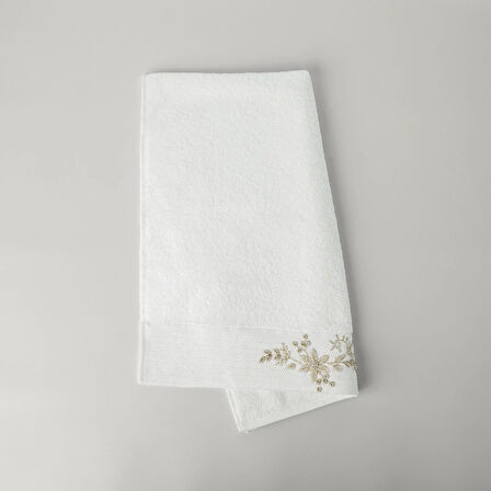 Linens Vınca Pamuk Yüz Havlusu 50X85 Cm Beyaz