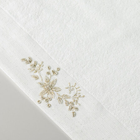 Linens Vınca Pamuk Yüz Havlusu 50X85 Cm Beyaz