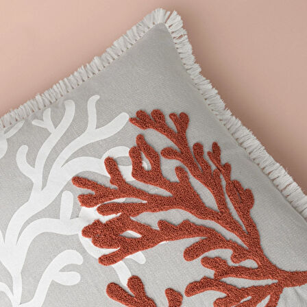 Linens Coral Kırlent Kılıfı 45x45 cm