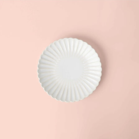 Linens Coral Pasta Tabağı 20,5 cm Ekru