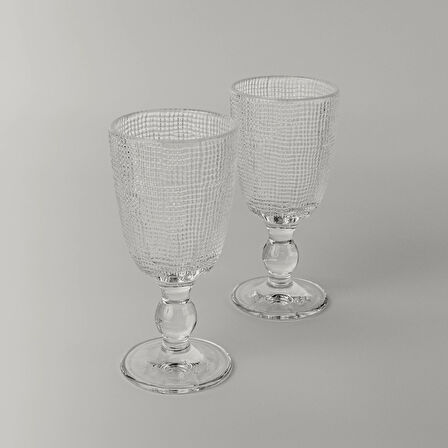 Linens Carrie 2'li Kadeh Şeffaf