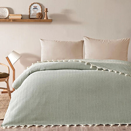 Linens Medley Çift Kişilik Pike Yeşil