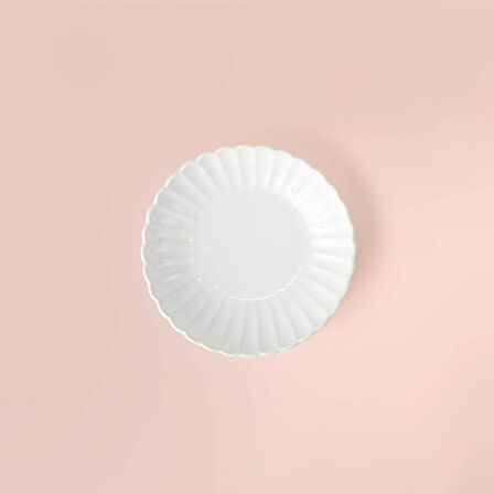 Linens Coral Çukur Tabak 18,5 cm Ekru