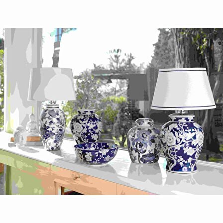 Linens Adore Porselen 23x23x28 cm Vazo