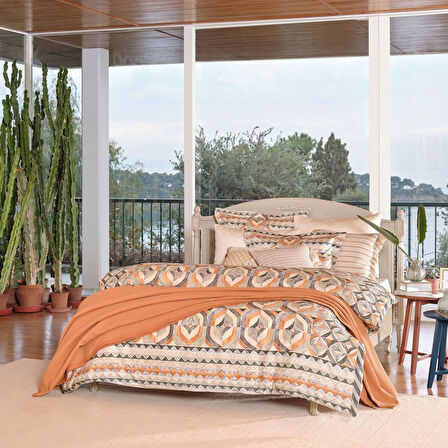 Linens Gunny 45x45 cm Kırlent Kılıfı Hardal