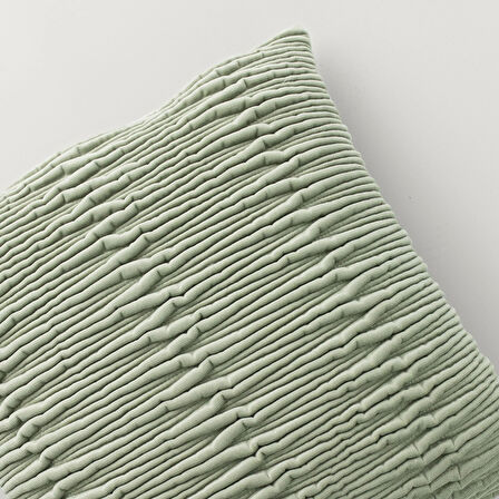 Linens Fiddle 45x45 cm Kırlent Kılıfı Yeşil