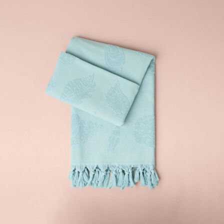 Linens Aqua 90x170 cm Plaj Havlusu Mint