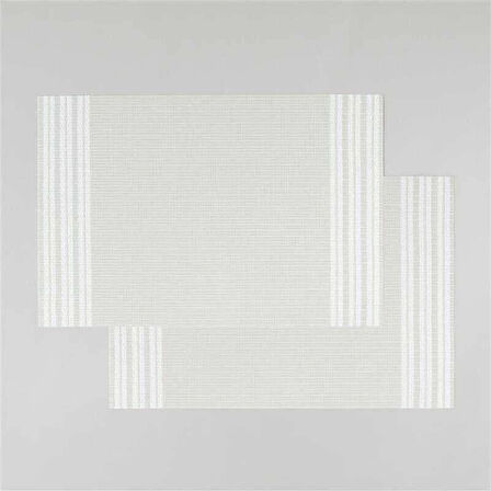 Linens Flavor 2'li 45x30 cm Amerikan Servisi Gri