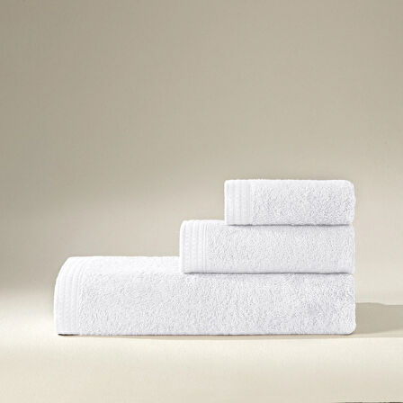 Linens Cozy Bambu 85x150 cm Banyo Havlusu Beyaz