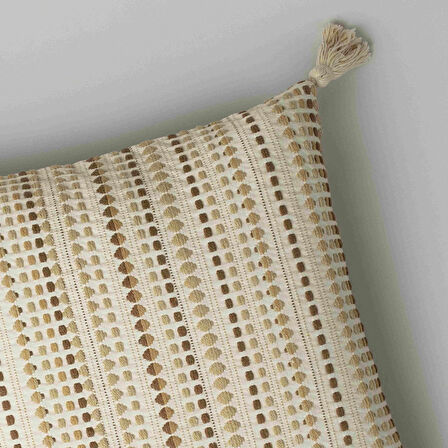 Linens Remi Kırlent Kılıfı 45x45 cm Vizon