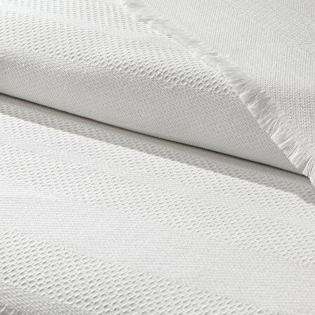Linens Comet Pike Çift Kişilik Beyaz