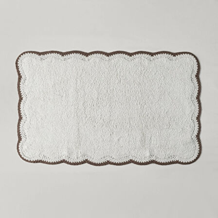 Linens Lumia 70x120 cm Banyo Paspası Ekru