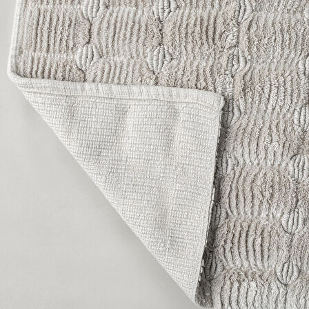 Linens Flona Bambu 60x100 cm Banyo Paspası Stone