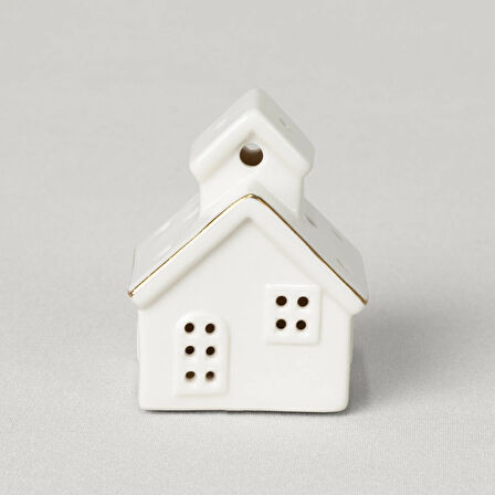 Linens House 6x6 cm Ledli Dekor Ekru